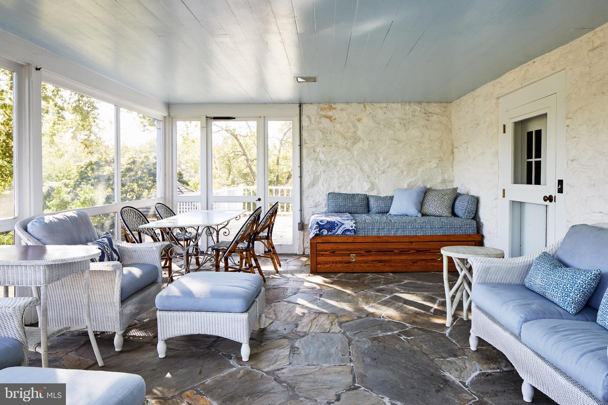 8360 Oak Spring Road Marshall, VA 20115 - Photo 31 of 58 Welcoming screened-in porch w/flagstone flooring