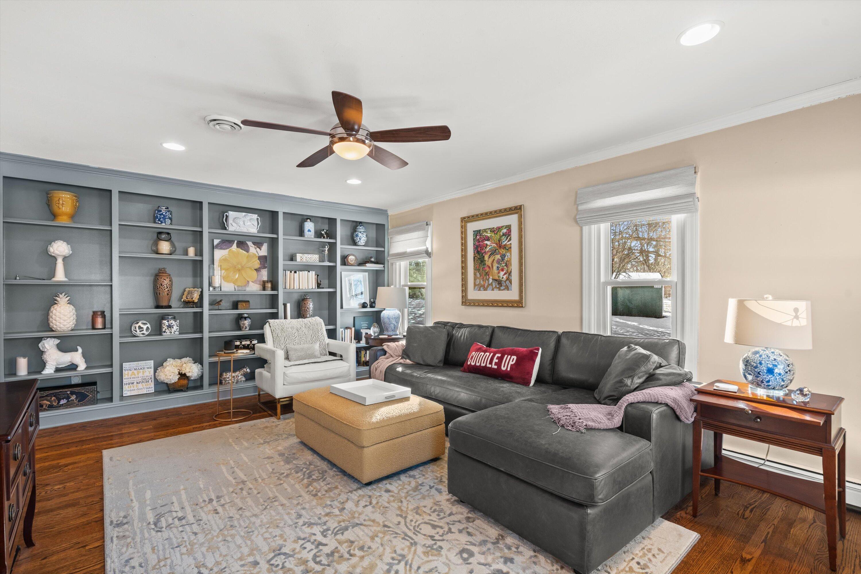 310 South Taliesin Road Wales, WI 53183 - Photo 28 of 66 36-Family Room with Built Ins