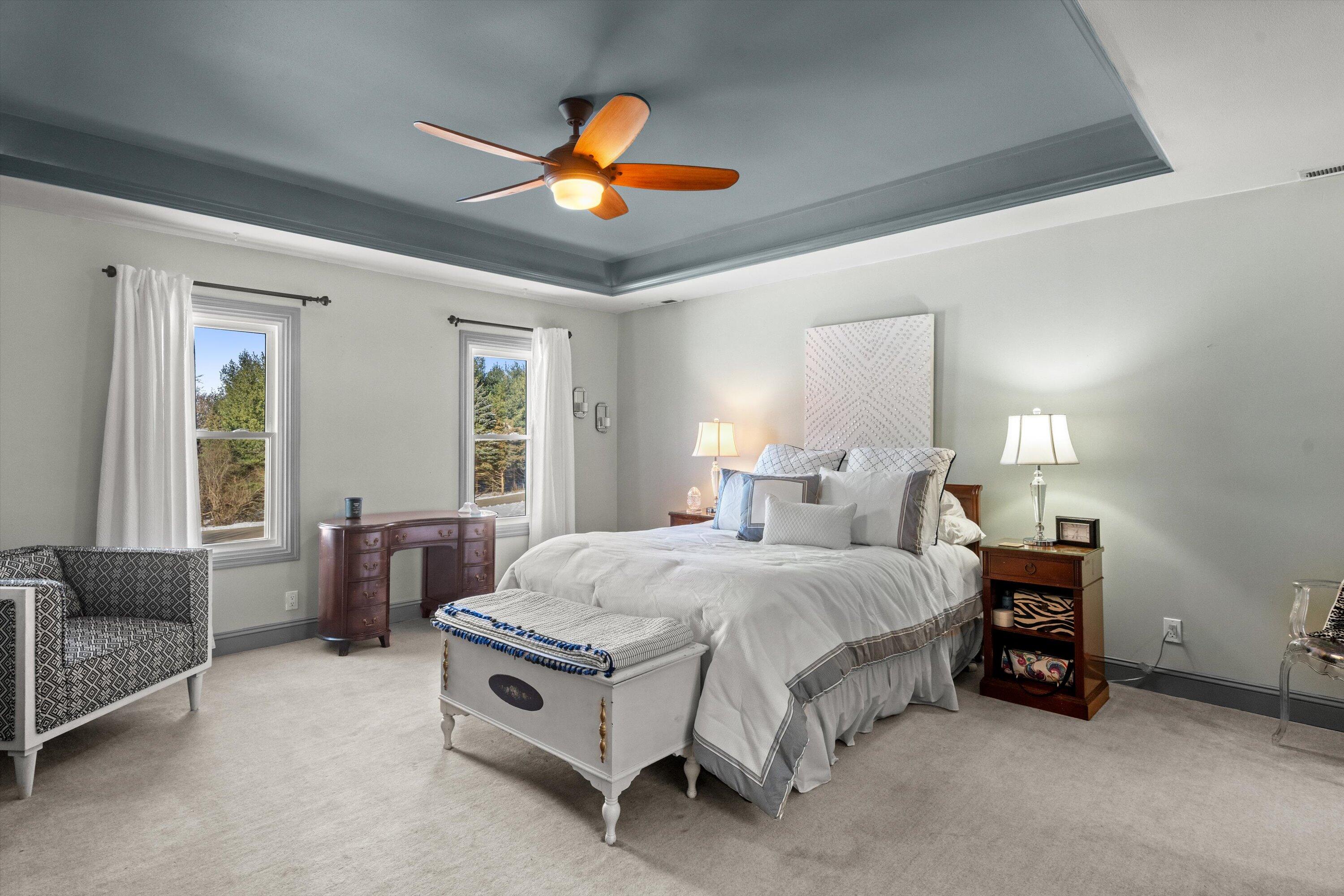 310 South Taliesin Road Wales, WI 53183 - Photo 39 of 66 45-Master Bedroom Upstairs