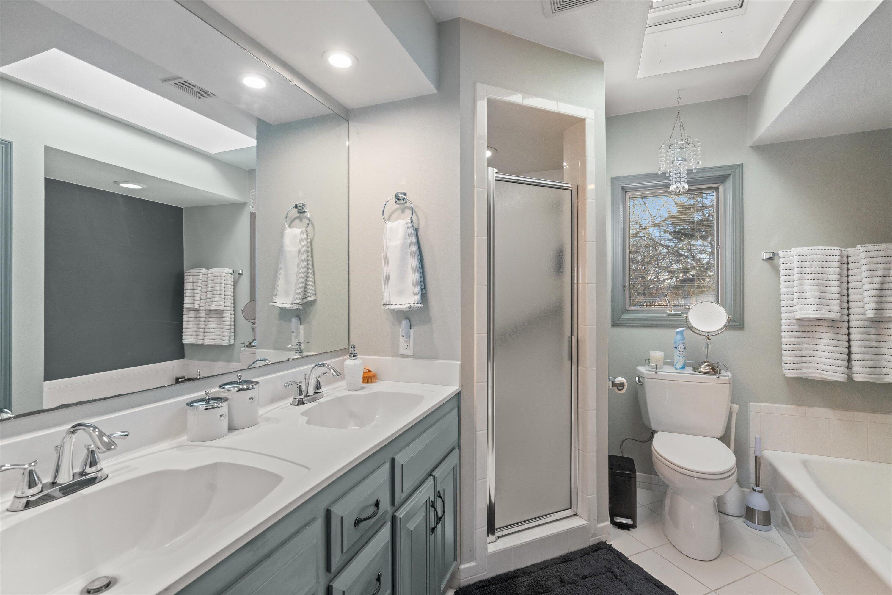 310 South Taliesin Road Wales, WI 53183 - Photo 42 of 66 48-Master Bathroom with Double Sinks and