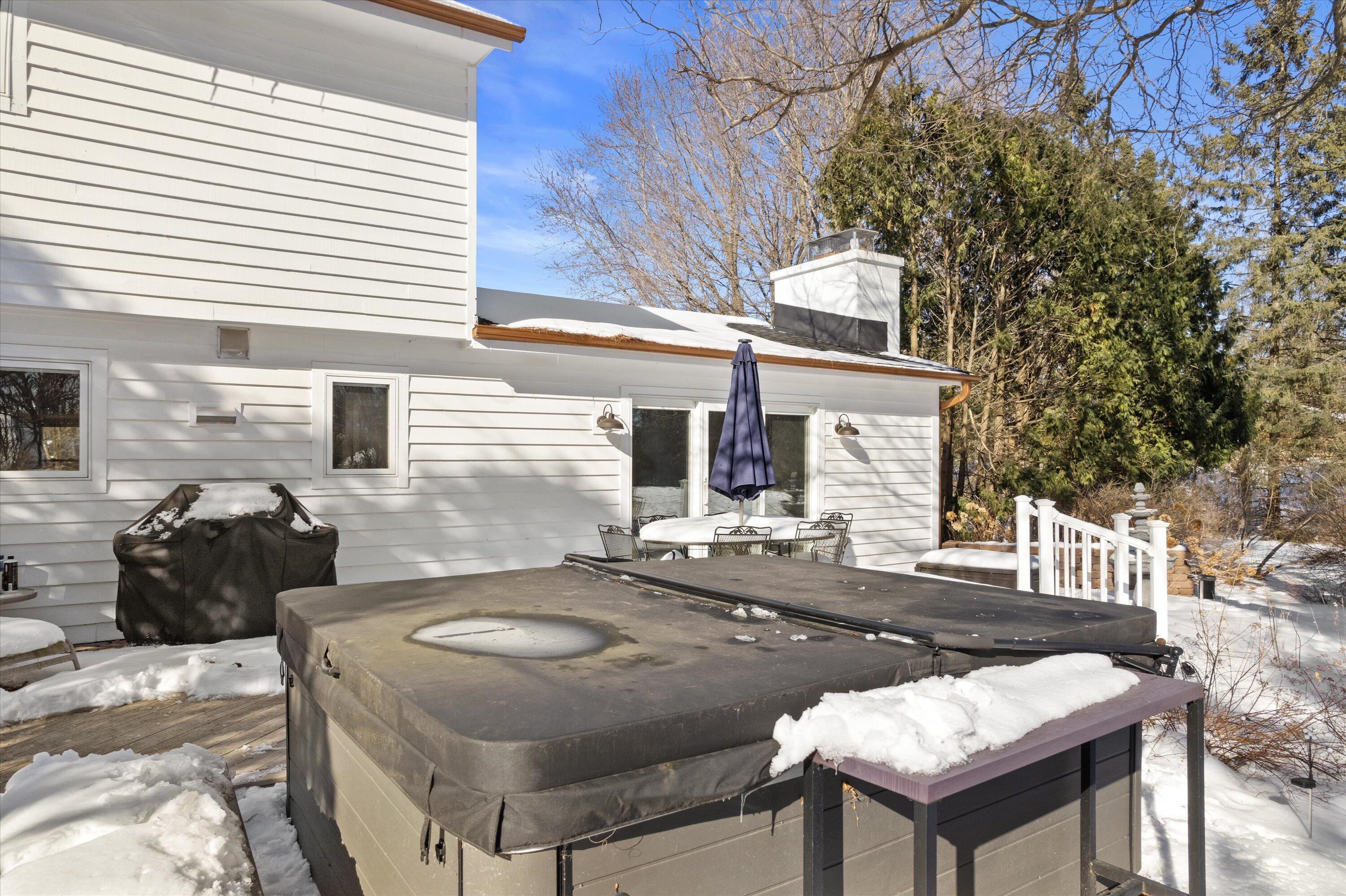 310 South Taliesin Road Wales, WI 53183 - Photo 52 of 66 13-Hot Tub Included