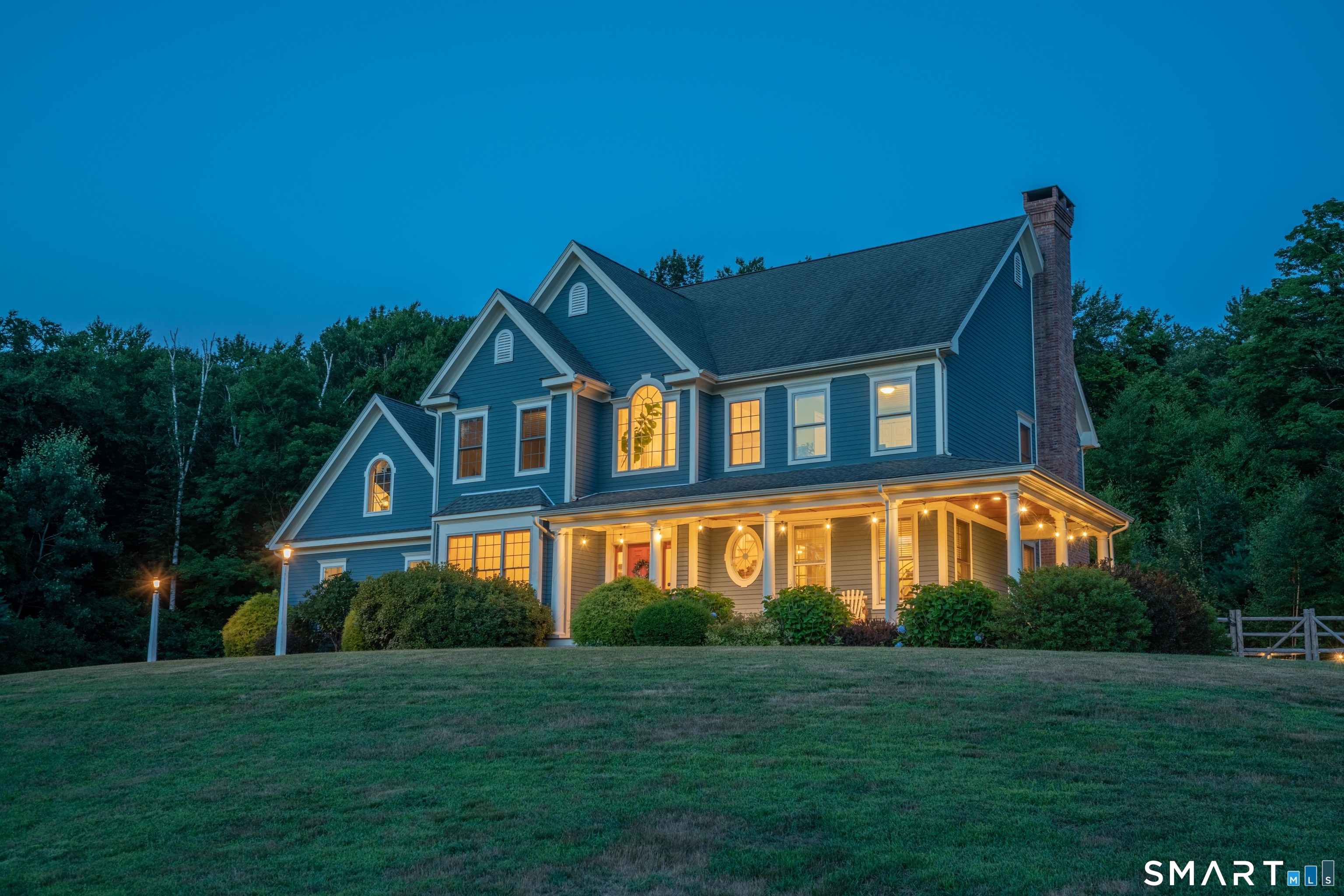 679 Cherry Brook Road Canton, CT 06019 - Photo 116 of 121 a front view of a house with a yard