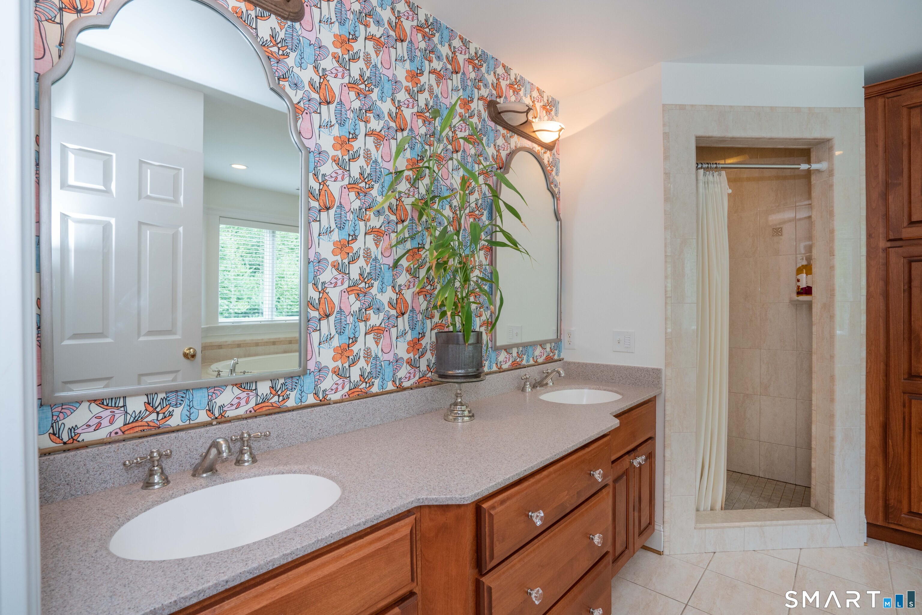 679 Cherry Brook Road Canton, CT 06019 - Photo 61 of 121 a bathroom with a sink and a mirror