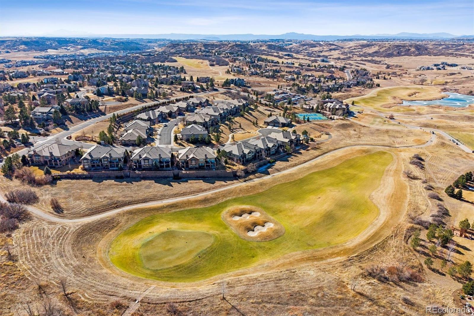 5228 Rialto Drive Parker, CO 80134 - Photo 49 of 50 an aerial view of residential houses with outdoor space