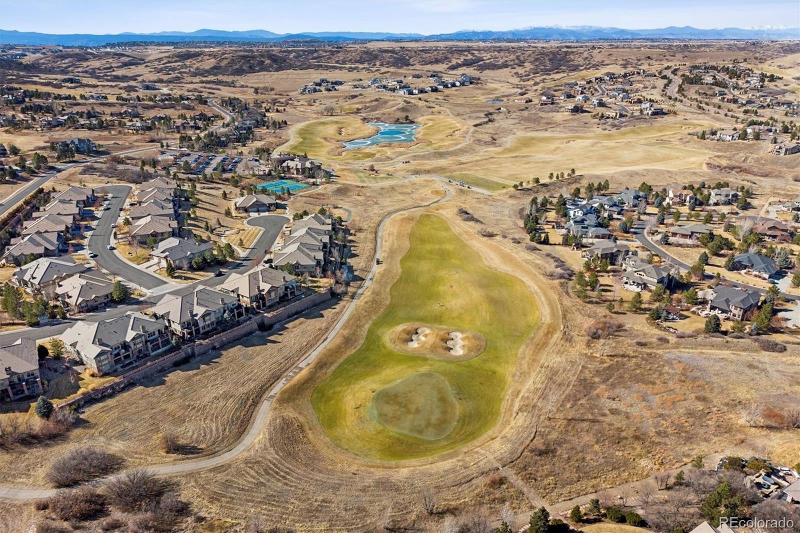 5228 Rialto Drive Parker, CO 80134 - Photo 50 of 50 an aerial view of residential houses with outdoor space