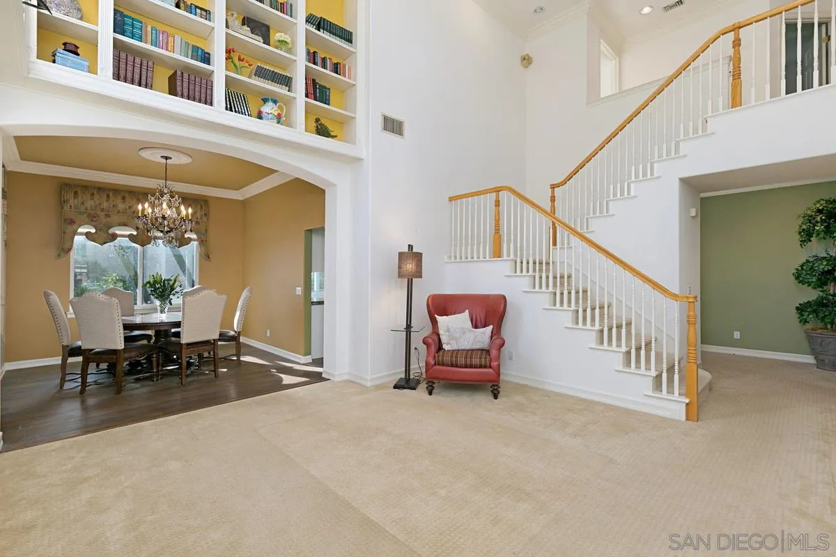 2902 Rancho Rio Chico Carlsbad, CA 92009 - Photo 5 of 30 a view of staircase with furniture and stairs