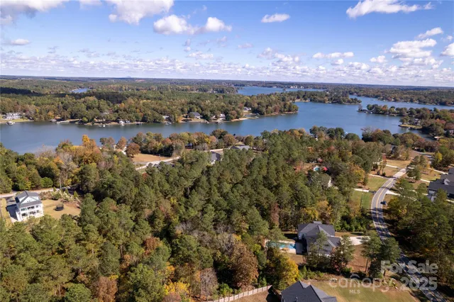 a view of a city with lake view