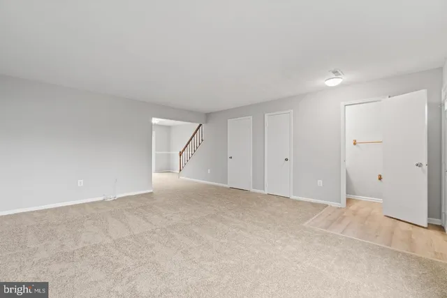 a view of an empty room