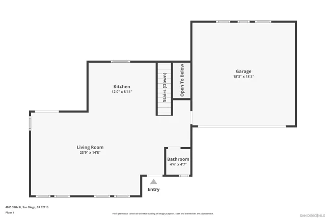 $1,175,000 | 4865 39th Street, San Diego, CA 92116