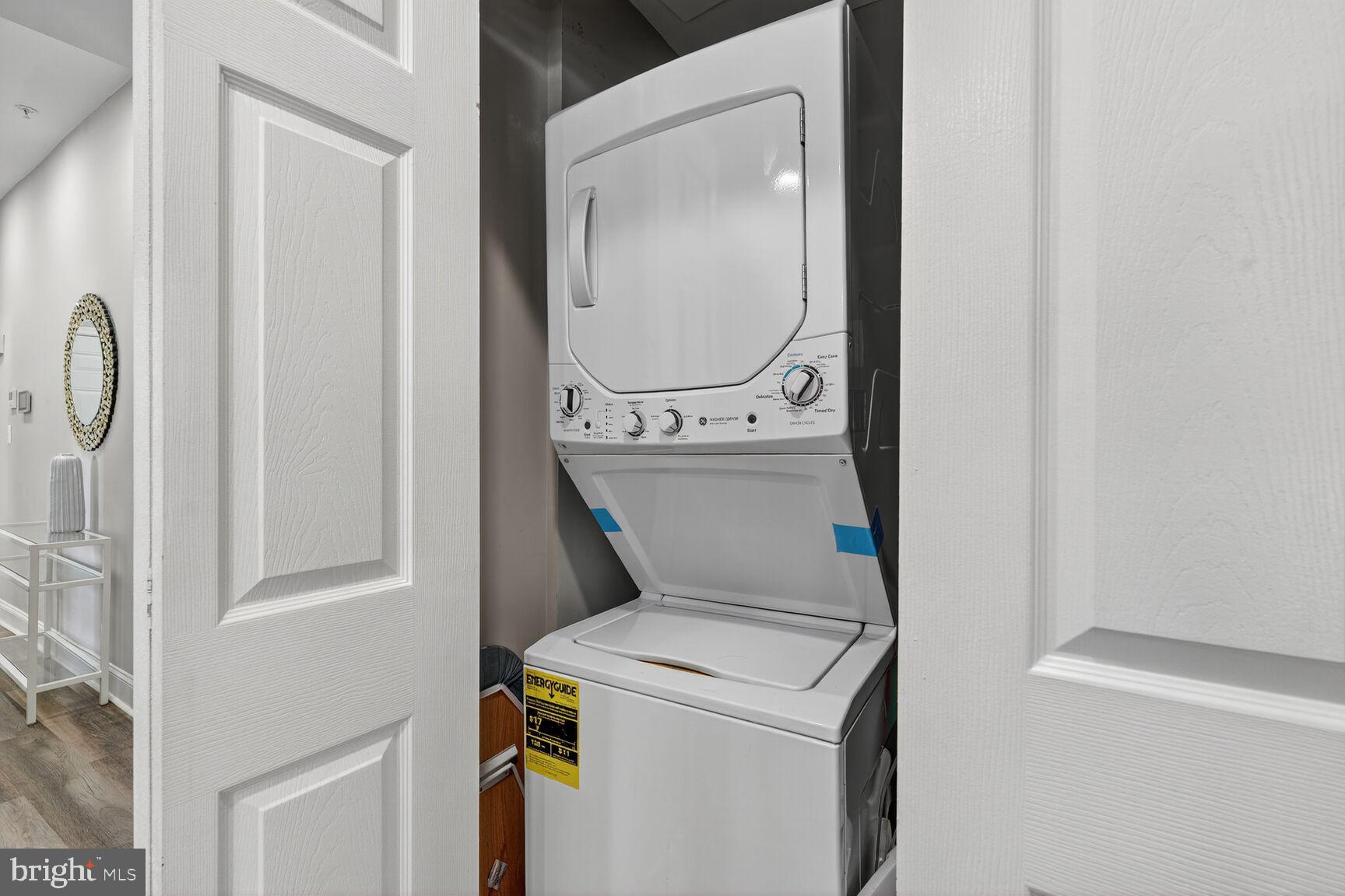 133 7th Street Southeast, Unit 10 Washington, DC 20003 - Photo 13 of 14 a utility room with dryer and washer