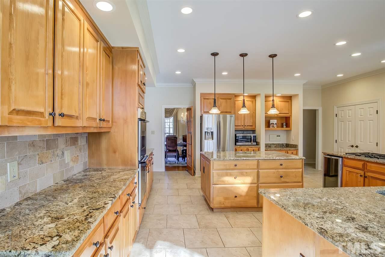 Many cabinets and lots of counterspace.
