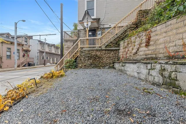 a view of a city with tall buildings