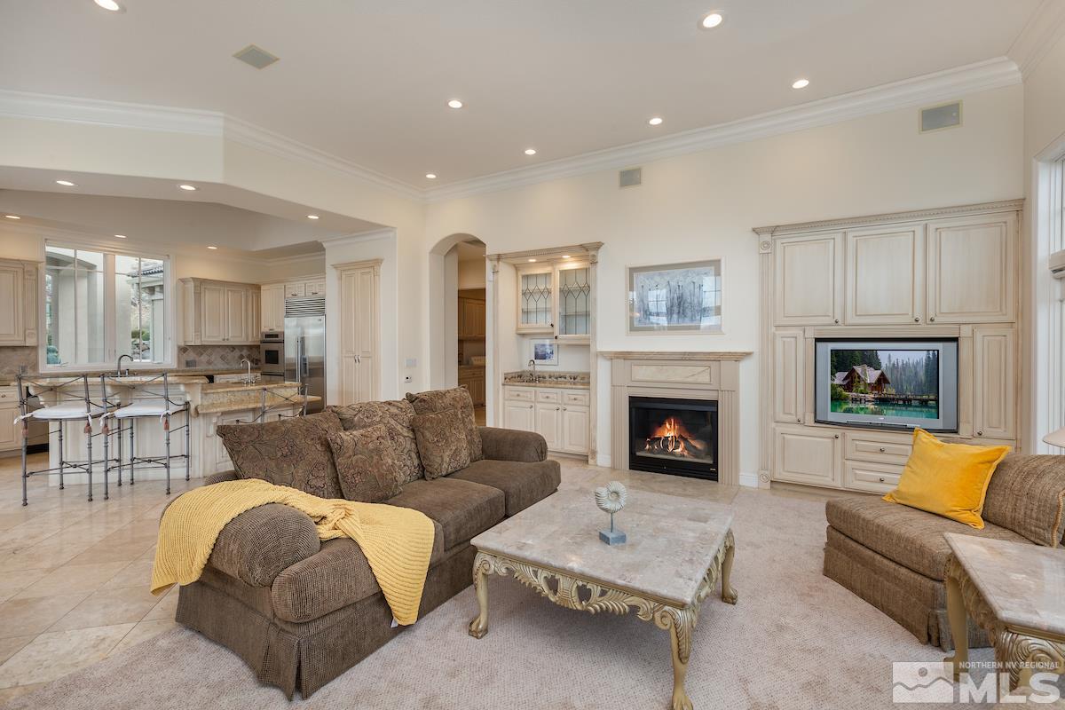 125 Hawken Road Reno, NV 89519 - Photo 8 of 25 a living room with furniture and a fireplace