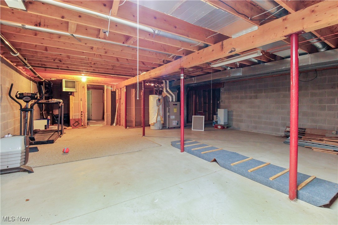 2632 Berry Road Akron, OH 44320 - Photo 31 of 39 Basement with water heater