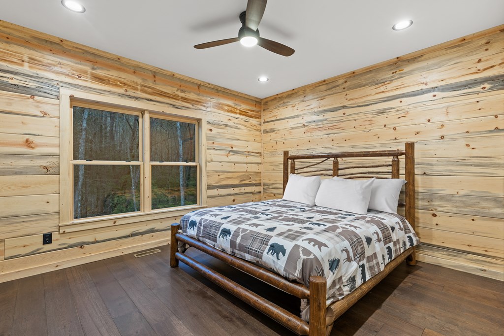 46 Rivers End Way Suches, GA 30572 - Photo 20 of 76 a bedroom with a bed and window