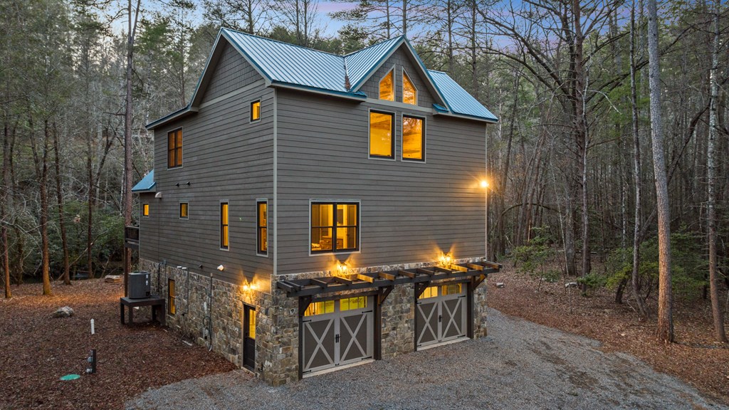 46 Rivers End Way Suches, GA 30572 - Photo 69 of 76 a view of a house with yard and sitting area