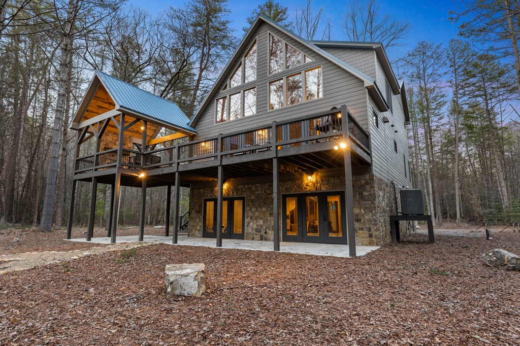 46 Rivers End Way Suches, GA 30572 - Photo 72 of 76 a view of a house with a yard