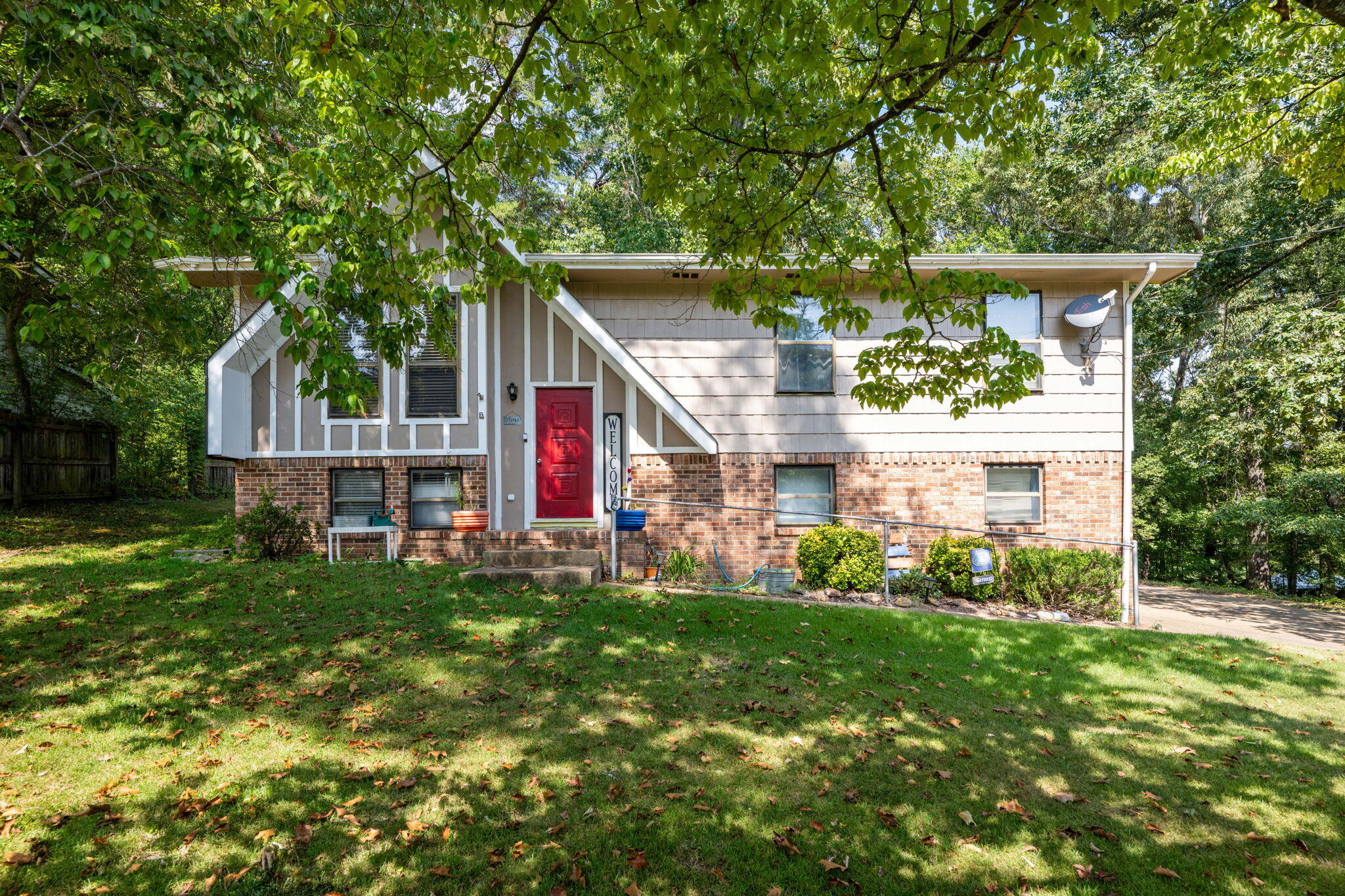 Home on a large double lot