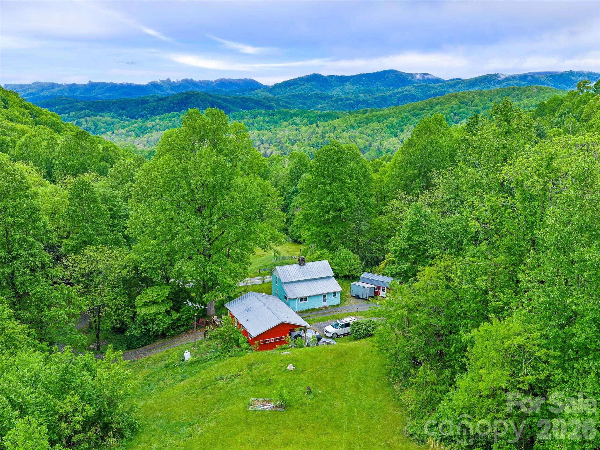 2380 Old Fort Road Black Mountain, NC 28711 - Photo 1 of 27 a view of a lush green field with lots of bushes