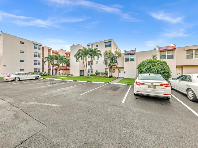 a car parked in front of a building