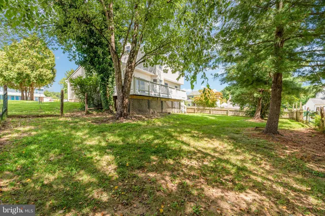 a view of a tree in front of a house