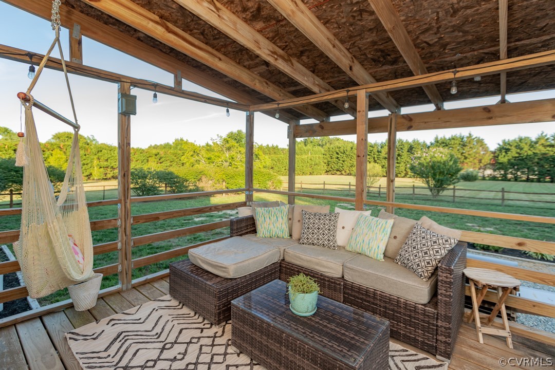 19821 River Road Sutherland, VA 23885 - Photo 29 of 43 rear covered deck