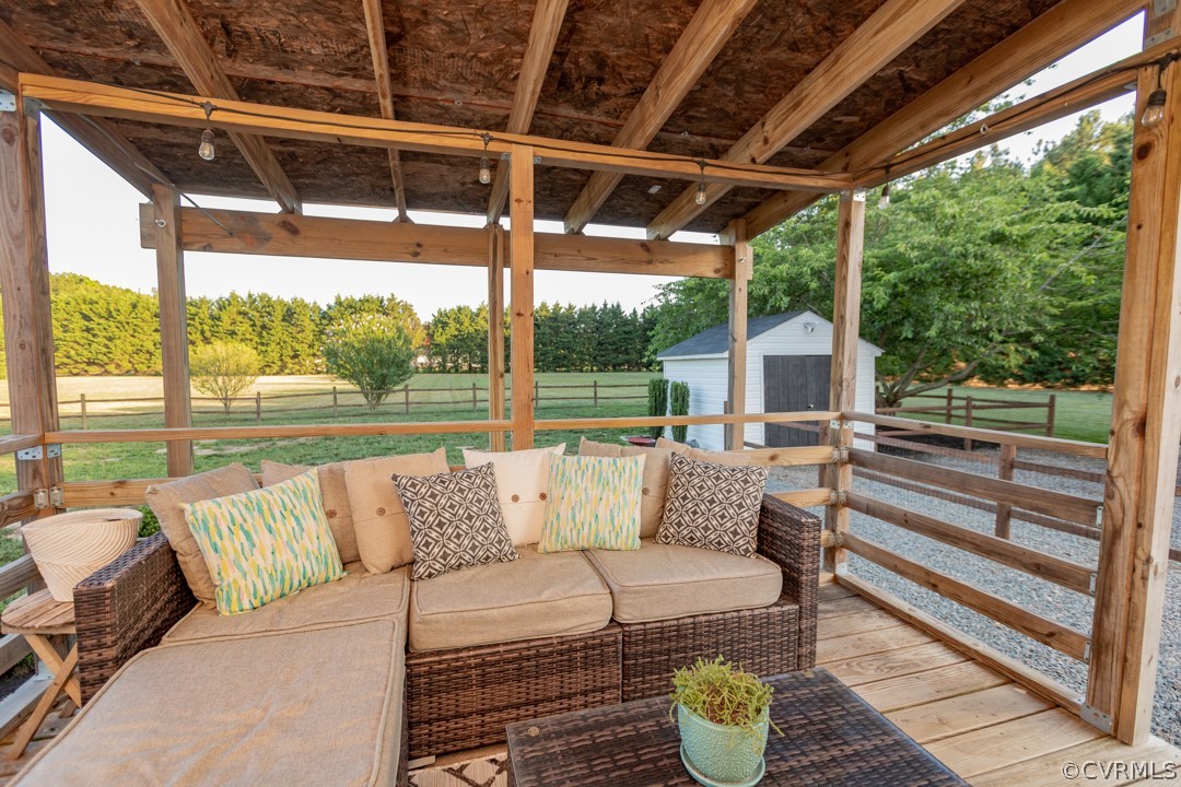 19821 River Road Sutherland, VA 23885 - Photo 30 of 43 rear covered deck