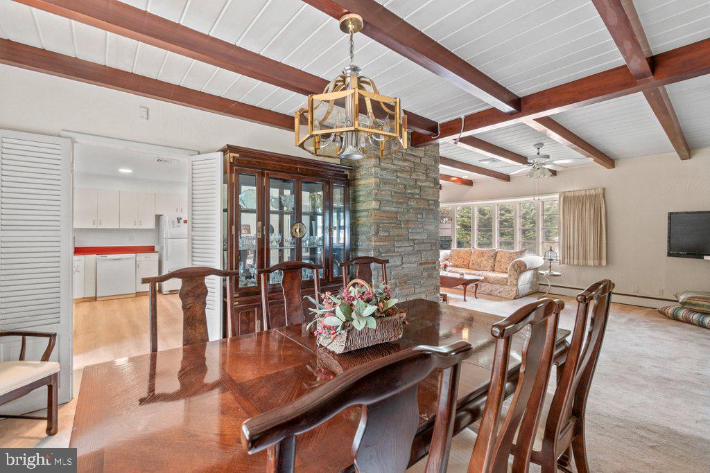8812 Wolverton Road Baltimore, MD 21234 - Photo 10 of 26 Dining room with view into living room & kitchen
