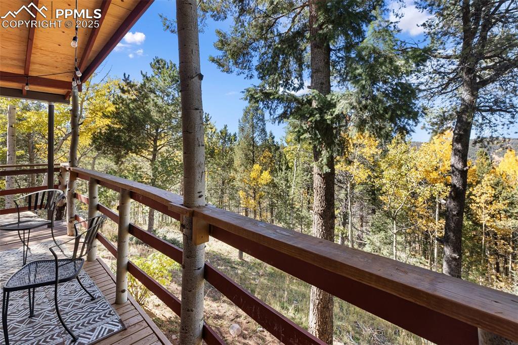 679 Calcite Drive Divide, CO 80814 - Photo 27 of 35 a view of a wooden fence and floor