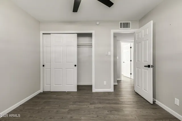 wooden floor in an empty room