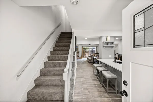 a view of entryway and hall