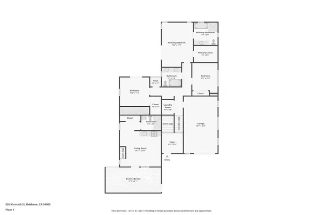 $2,390,000 | 526 Klamath Street, Brisbane, CA 94005