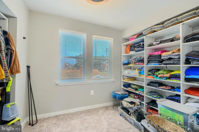 a room with storage and utility