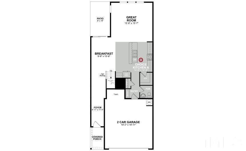 1605 Brussels Drive Apex, NC 27502 - Photo 16 of 17 a picture of a floor plan