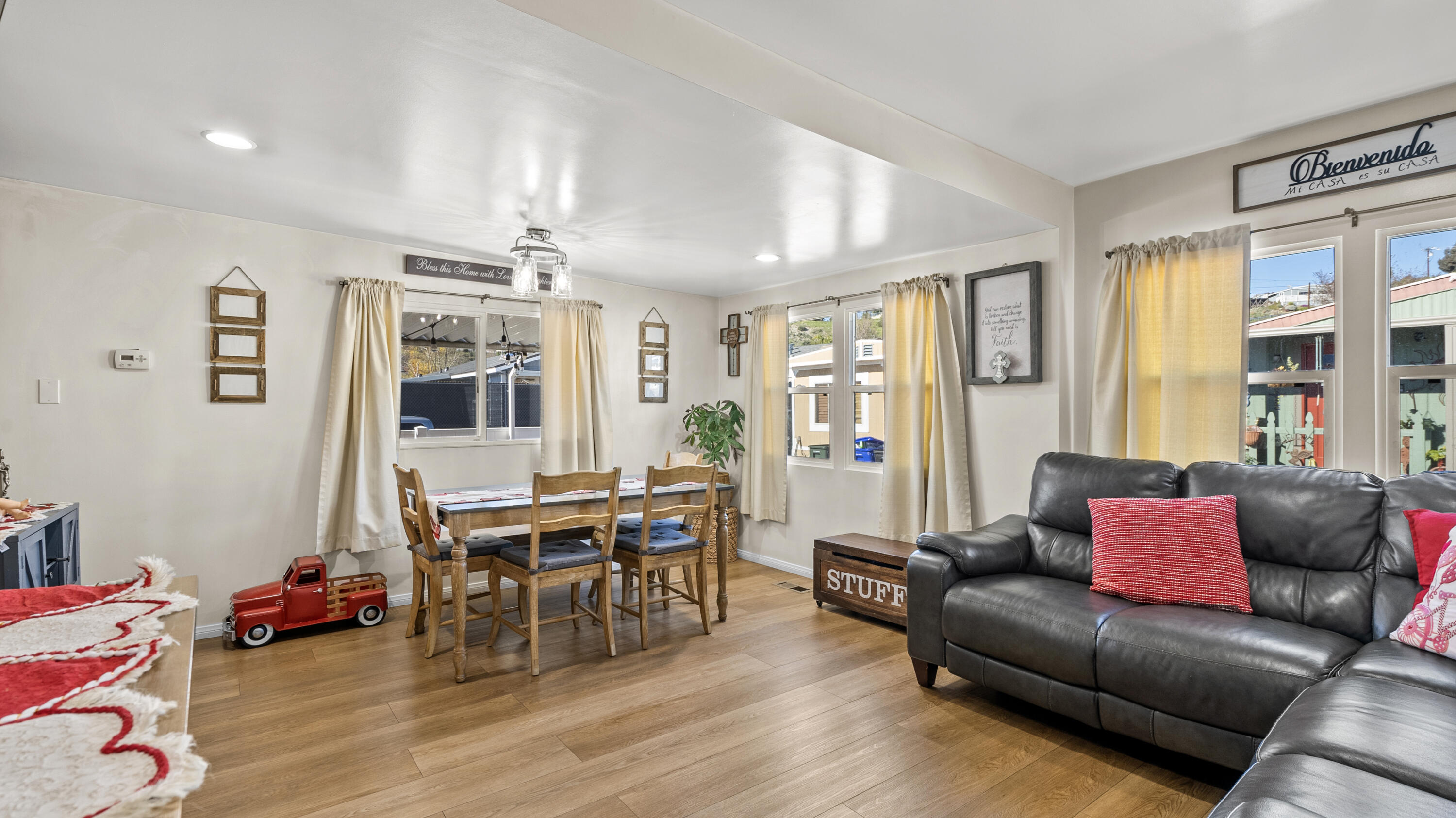 18035 Soledad Canyon Road Santa Clarita, CA 91387 - Photo 9 of 20 a living room with furniture and wooden floor