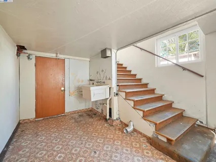 a house with trees in front of it