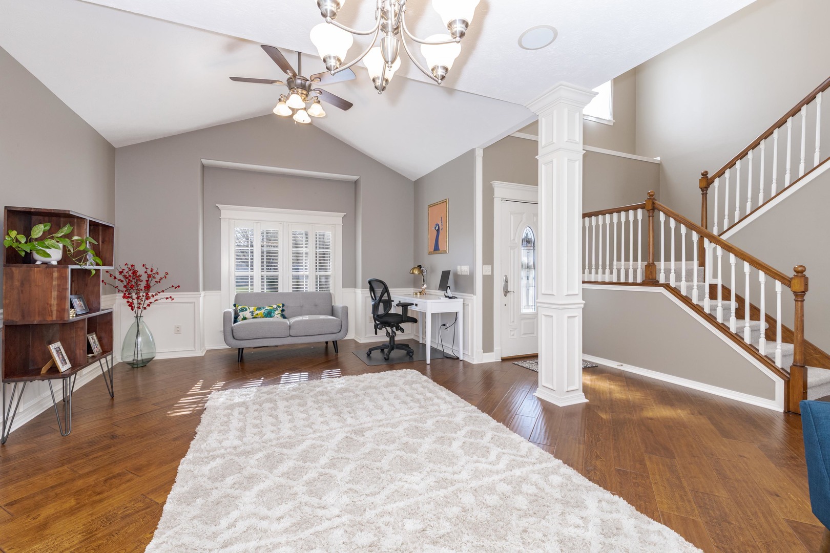 1223 Joy Walk Way Normal, IL 61761 - Photo 14 of 48 a living room with furniture and wooden floor