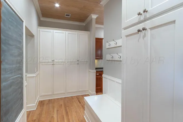 a bathroom with a shower and a toilet