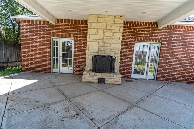 a view of a house with a large windows