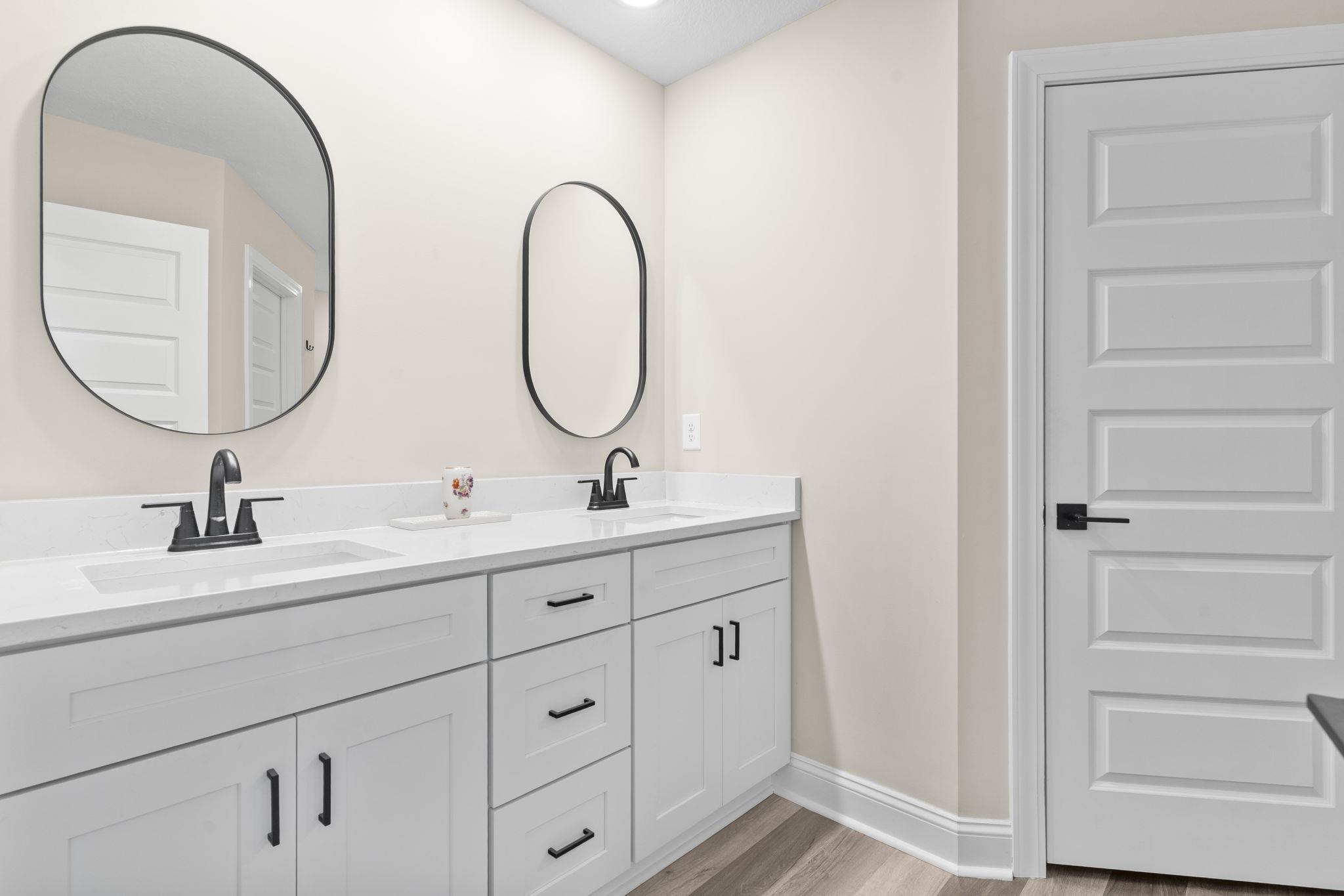 3394 Dusty Road Loris, SC 29569 - Photo 11 of 37 Bathroom featuring double vanity and light wood-style flooring