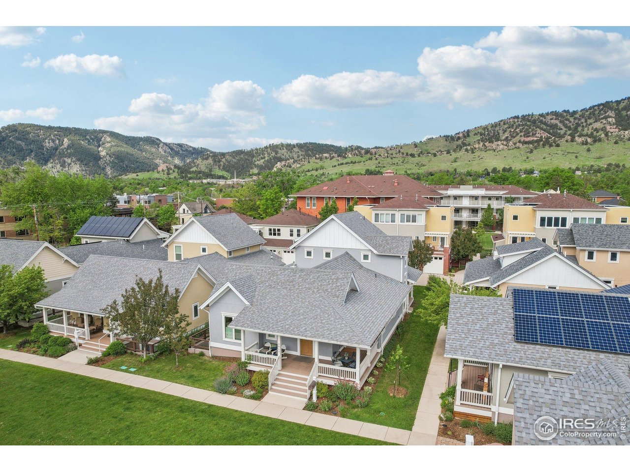 2917 13th Street Boulder, CO 80304 - Photo 35 of 40 an aerial view of residential houses with outdoor space and city view