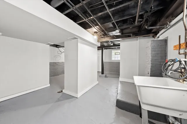 a view of a storage & utility room