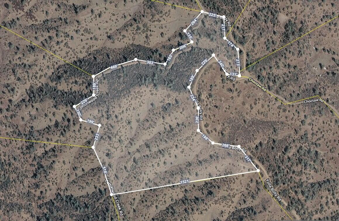 Property borders - NSA Yolla Bolly Rd (0
