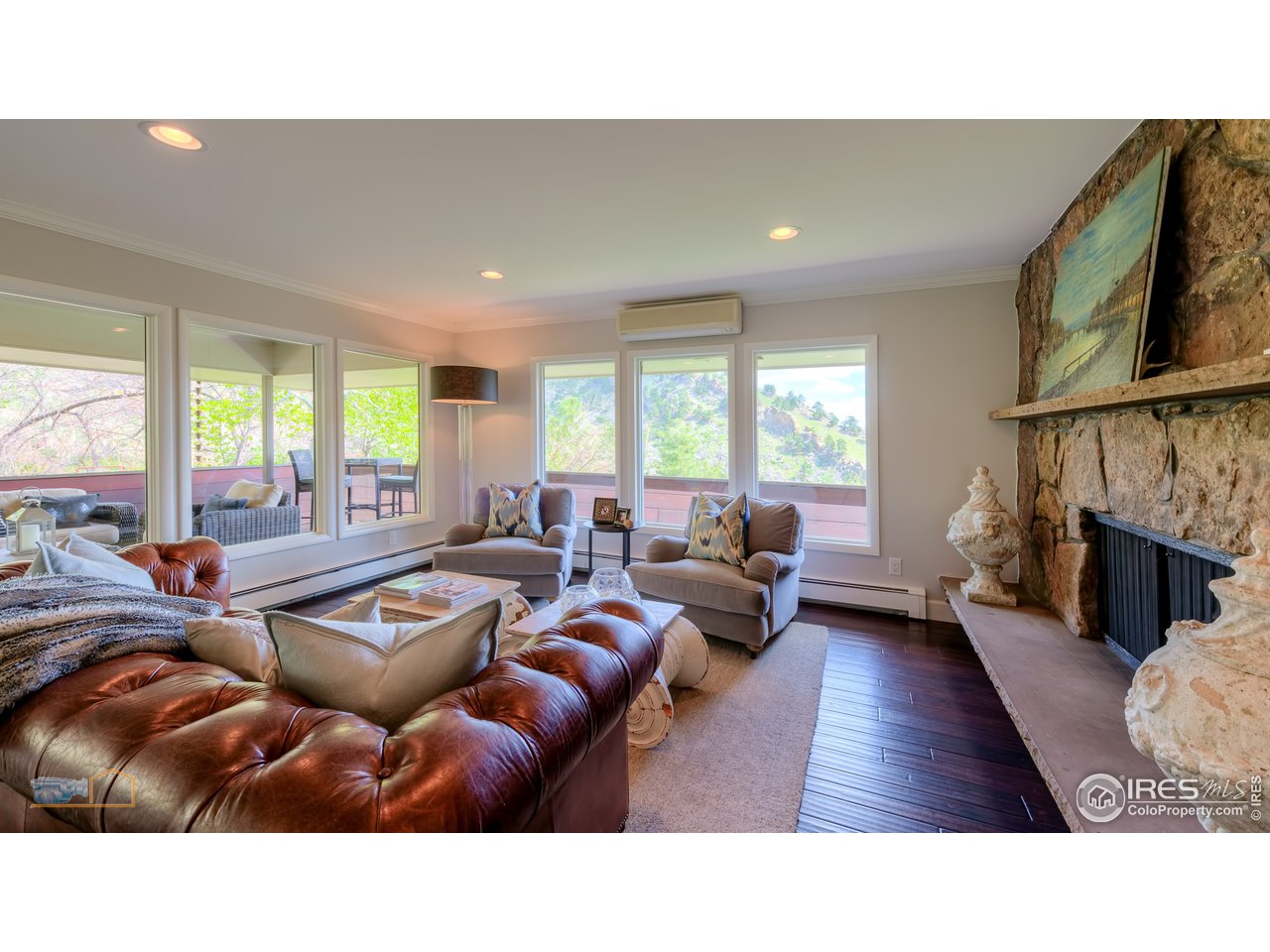 65 Arrowleaf Court Boulder, CO 80304 - Photo 10 of 38 Living Room with Gas Fireplace