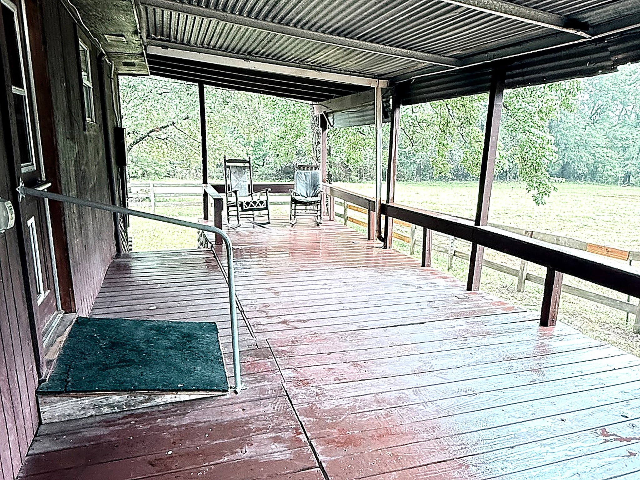 5801 Sapp Road Conroe, TX 77304 - Photo 34 of 35 Covered Back Porch