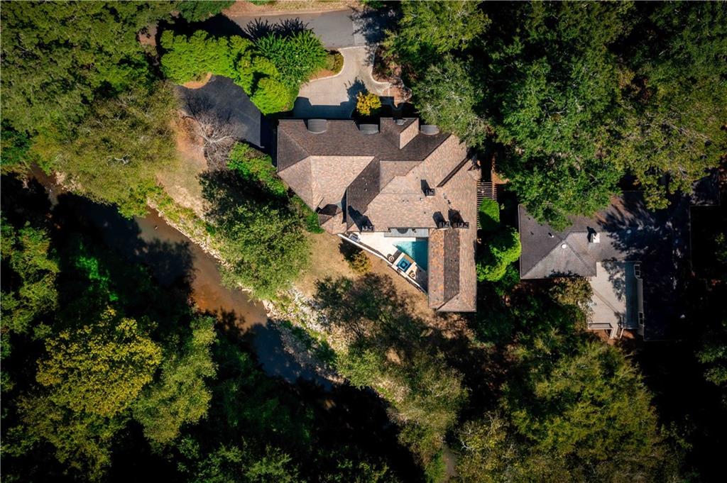 3558 Mill Creek Road Northeast Atlanta, GA 30319 - Photo 83 of 88 an aerial view of a house with a yard