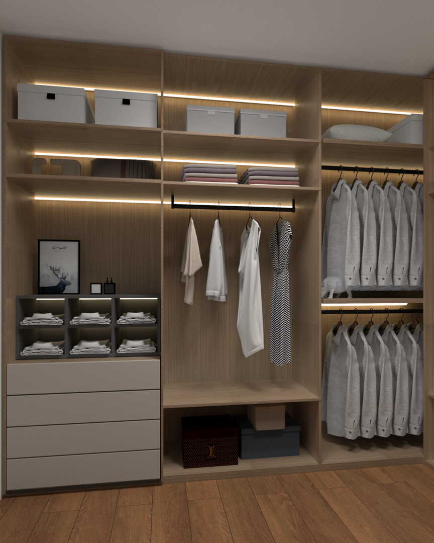 11 South Meyers Road Lombard, IL 60148 - Photo 40 of 50 a view of walk in closet with clothes and shoes