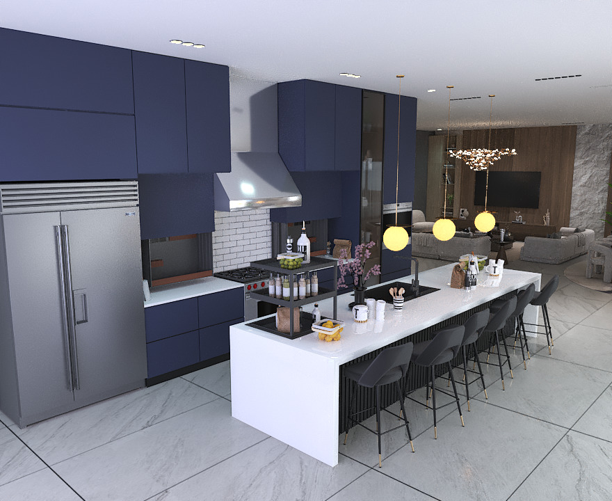 11 South Meyers Road Lombard, IL 60148 - Photo 10 of 50 a kitchen with stainless steel appliances kitchen island granite countertop a refrigerator a sink a stove and a wooden cabinets