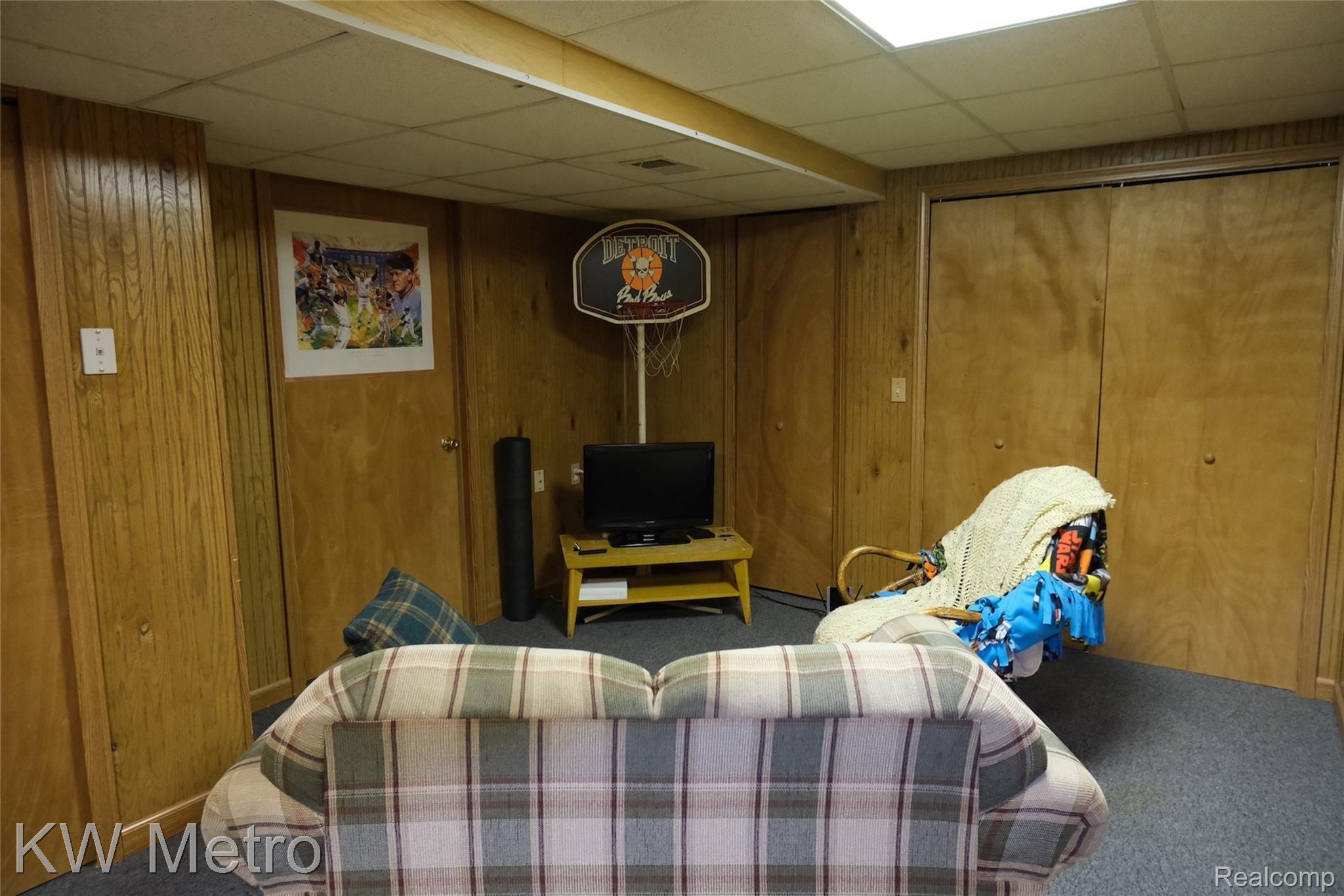 645 South Crooks Road Clawson, MI 48017 - Photo 16 of 18 Partially Finished Basement