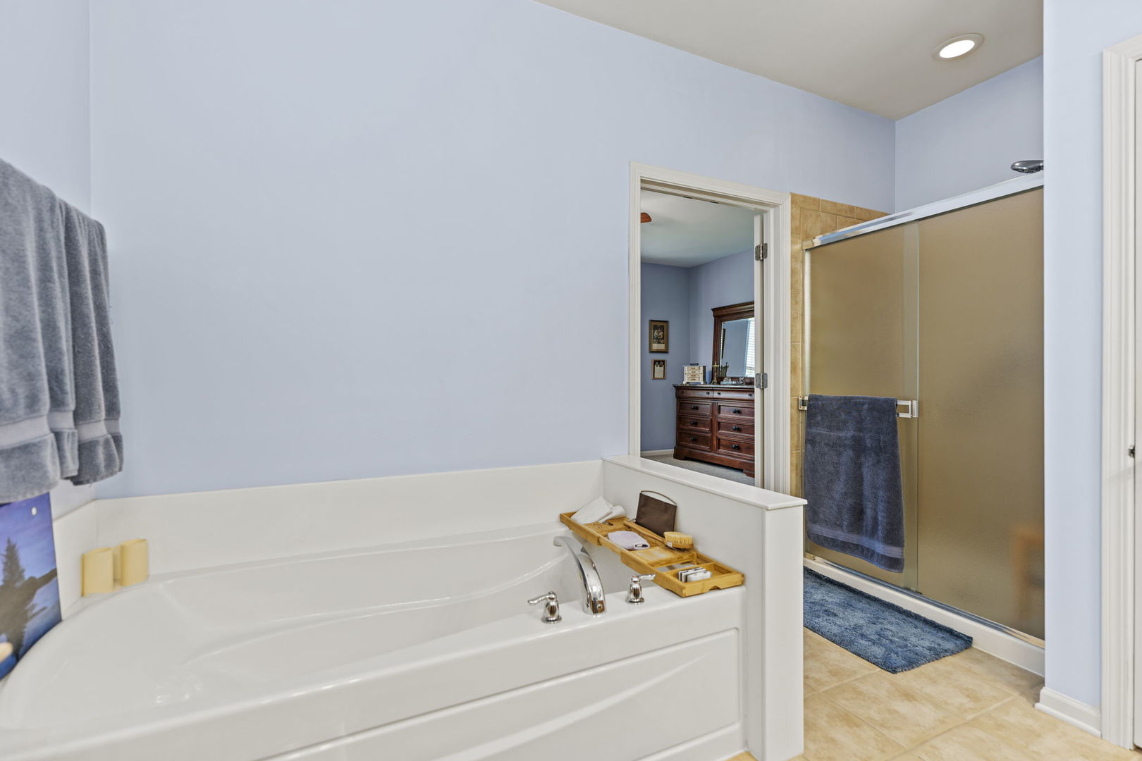 632 Tuscan View Drive Elgin, IL 60124 - Photo 20 of 52 a bathroom with a bathtub and a shower